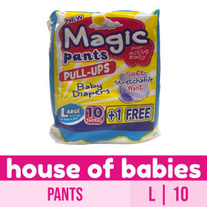 Magic Pants Baby Diapers Large 10
