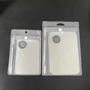 Khay Inox Palette Đã Kèm Que Trộn Pha Trộn Kem Nền Son Môi Phấn Mắt Size Lớn