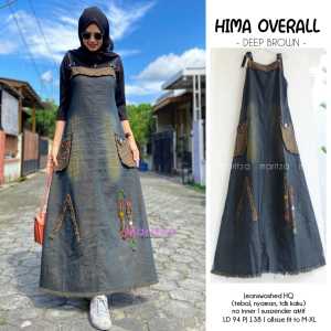 Hima Overall - Overall Jeans - Jumpsuit Jeans - Overall Terbaru - No inner