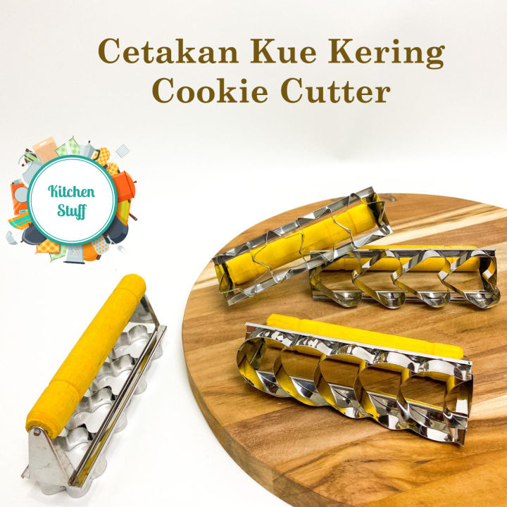 Cetakan Kue Kering Kue Salju Stainless Steel / Cookie Cutter Baris