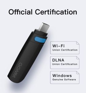 GGMM V-Linker / C-Linker Wireless Dongle - TV Stick Wi-Fi Screen Share Adapter HD 1080P Mirror 2019 Upgrade Version Android & IOS HDMI Compatible Airplay Display Dual Band