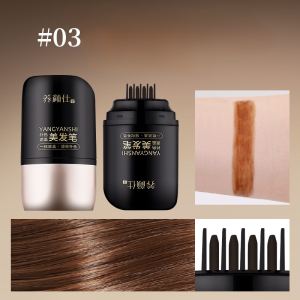 Color Filling and Covering Hairdressing Pen to Cover Gray Hair Temporary Color Filling Waterproof and Sweat Proof Natural and Fast Color Developing Hairdressing Pen补色遮盖美发笔