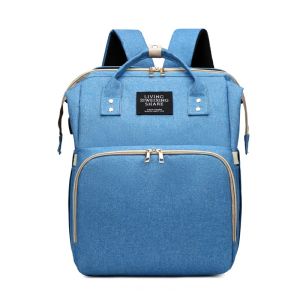 FYG1425 Tas Perlengkapan Bayi Multifungsi 2 in 1 Kasur Tidur Tas Ransel Diaper Bag