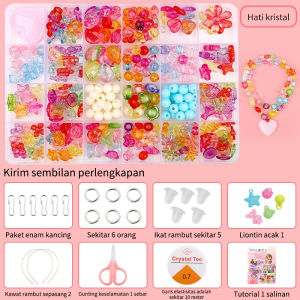 DREAMToy DIY Beaded Perempuan Manik Gelang Kalung Mainan Edukasi Anak