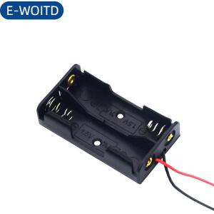 E-WOITD 18650 pin chủ clip Pin chủ hộp với kết nối chì 1 phần 2 phần 3 phần 4 phần 18650 pin trường hợp