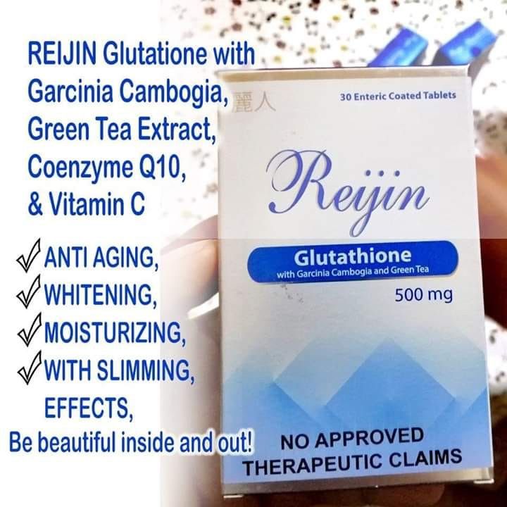 New REIJIN GLUTATHIONE 500mg (1 box) 30 capsules Collagen & Coenzyme Q10  Anti-Aging Tablets Fda Approved Halal Certified Slimming Supplement Safe &  Effective Skin Whitening & Firming Body - Lazada | Lazada PH