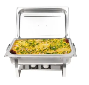 Premium Chaffing Dish Food Warmer Set Caterung Food Wamer Food Tray Lid and Fuel Holder