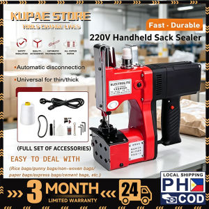 Best Selling Sack Sewing Machine Sealer 220V Electric Bag Sealer Portable Durable Sealer Handheld Bag Closer Sewing Machine Heavy Duty Woven Bag Packer Electric Sack Sealer Bag Closer Sewing Machine