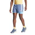 adidas Running Own The Run 3-Stripes 2-in-1 Shorts Men Blue IK4980. 