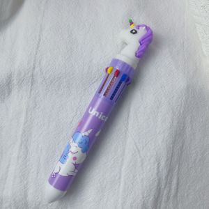 【Ready Stock】Multifunction 10in1 Ballpoint Pen Creative Writing Colorful Multi Ball Point Pens For Office & School Stationery