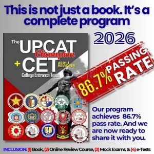 College Entrance Exam Prep for UPCAT PUPCET USTET