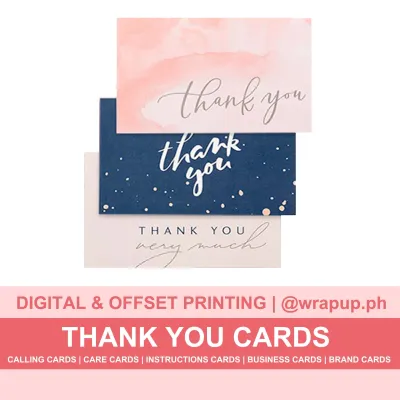CUSTOMIZED Thank You Cards Hang Tags | Personalized Digital Printing Instructions Tags Calling Cards Business Care Gift Tags Jewelry Cards