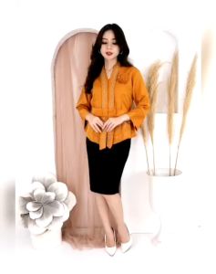 atasan kebaya modern bordir