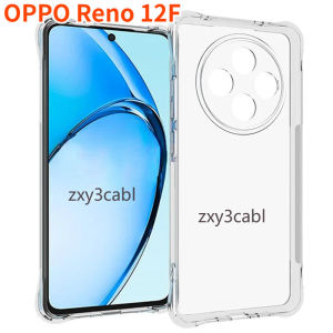 Clear Silicone Soft Casing For OPPO Reno 12 F 5G 2024 TPU Transparent Cover For OPPOReno12F Reno 12F Slim Shockproof Cases