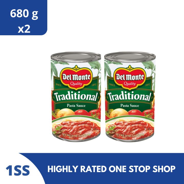 Del Monte, Traditional Pasta Sauce, 680g set of 2 Lazada PH