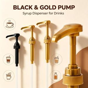 Syrup Pump Dispenser Liquid Pump for Coffee Milk Tea Fructose Chocolate Sauce Syrup Bottle Matibay