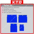 1 Set ( 4 Pcs ) Plastic Square Scraper Set Putty Knife Flexible Dry Wall Plastering Scraper / Pisau Dempul / 补泥刀. 
