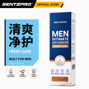GENTZPRO Men Intimate Advanced Care Foam (Mens Intimate Wash / pH Balanced)