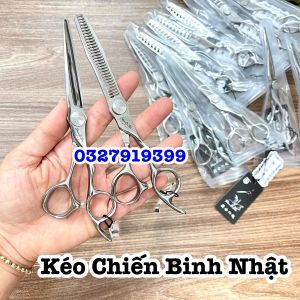 ShenQiShi Kéo cắt tóc cao cấp Nhật ShenShi 6.0 in trắng - Kéo Chiến Binh thép S440C 62HRC sắc bén chất lượng cao Kích thước 6 inches Màu trắng Kiểu quai phẳng lệch Vật liệu thép nhật S440C Độ cứng trên 62HRC