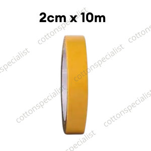 [ READY STOCK ] Strong Fixation Of Double Sided Cloth Base Tape Translucent Cloth Base Double Sided Tape Heavy Duty