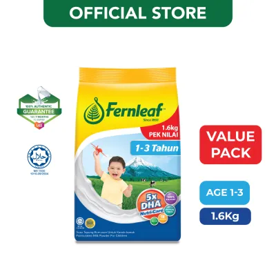 Fernleaf 1-3 years Baby Milk Formula Powder Plain 1.6KG