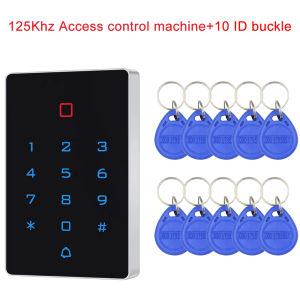 Boland RFID Keypad Touch 125Khz/13.56Mhz Access Controller WG26/34 Outdoor IP68 Waterproof Reader With Power Supply Lock Bracket Doorbell Access Control Accessories