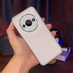 เคสสำหรับศัพท์ Xiaomi Redmi A3 2024 4G เคสซิลิโคนนุ่มป้องกันการกระแทก ปกใส ดีไซน์ใหม่สวยงามใสพร้อมที่วาง MYWXCXZJ02