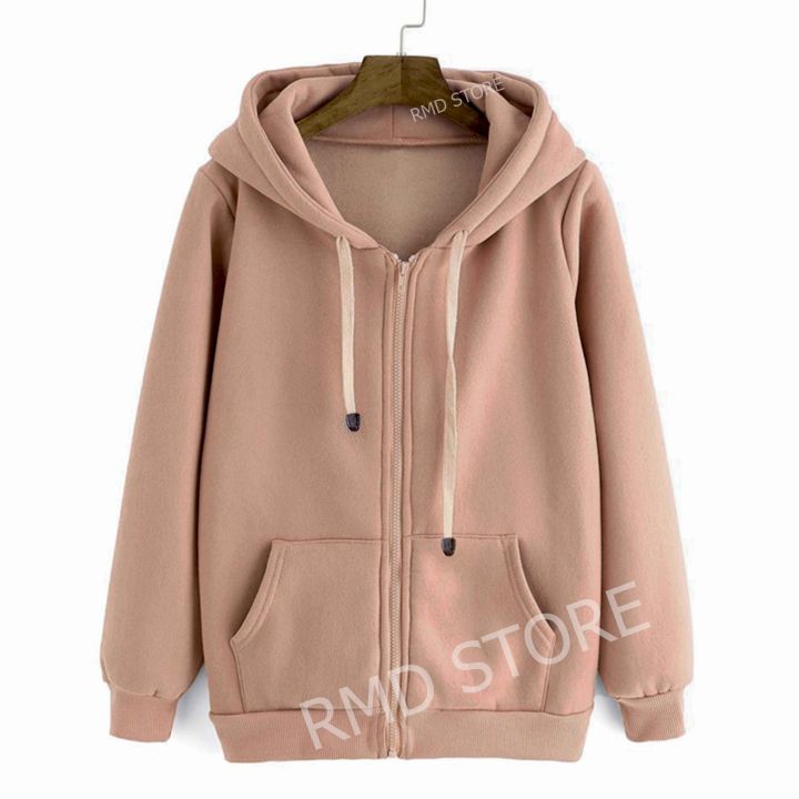 Hoodie Zipper Hoodie Jumper Wanita SWEATER HOODIE ZIPPER TEBAL