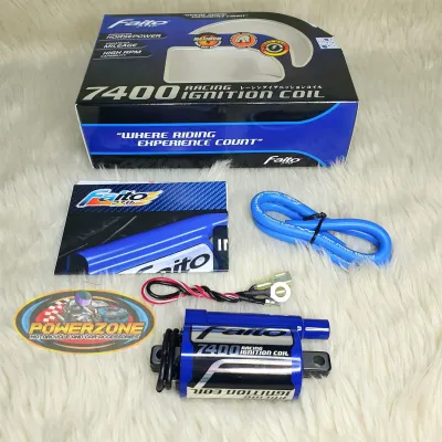 ORIG FAITO ignition Coil 7400 Terawatt Universal for FOR F.I. CARB TYPE MOTORCYCLE
