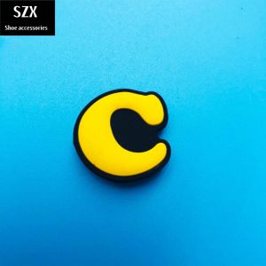 Shoe Charms Color Letters Shoe Accessories Fit Sandal Women Men Kids Decoration Clogs Pins