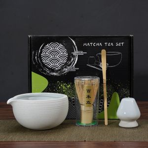 ✅ Matcha tea peremony premium kit set matcha tool brush bamboo matcha bowl household baking tea set matcha whisk set