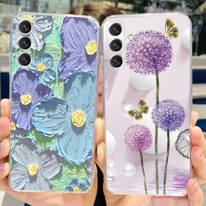 Back Cover For Samsung Galaxy A14 5G Case SM-A146B Stylish Painted