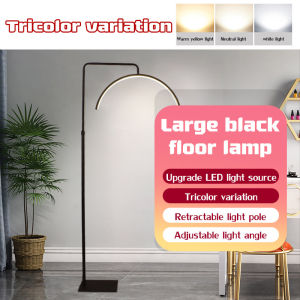 *Fast Shipping* led floor lamp adjustable brightness eye protection half moon light facial lamp tattoo beauty magnifying glass with 50W lights brighter models 美容灯