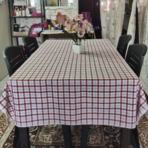 Yarn Dyed Cotton Checkered Linen Fabric or Kain Petak DIY Bidang 45"