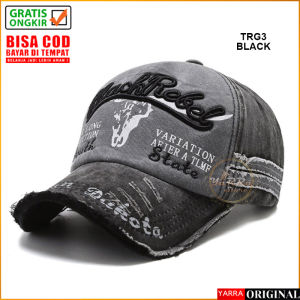 TOPI PRIA DISTRO KEREN BLACKREBEL BASEBALL CAP JEANS IMPORT POLOS BAHAN TEBAL HIGHQUALITY CASUAL TRG