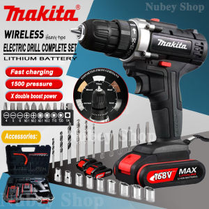 Cordless Drill Heavy Duty Makita Original Japan Electtic Drill Set Japan Made With Hammer 48v to 168v Optional 2pc Battery Portable Brushless Cordless Hand Drill Rechargeable Electtic Drill Power Tools For Motor Wireless Drill Charger On Sale