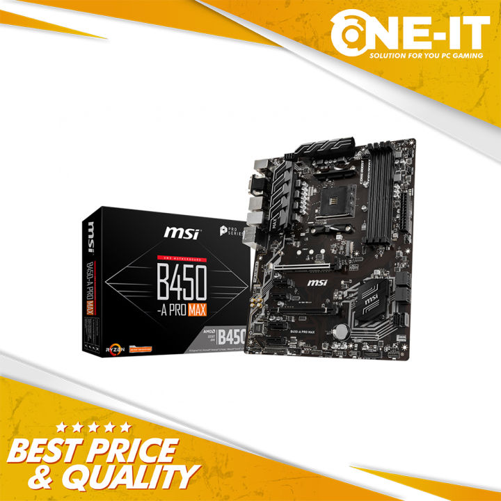 Motherboard MSI B450-A Pro MAX Lazada Lazada Indonesia