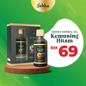 Minyak Terapi Urut Sehha Herba Kemuning Hitam Untuk Kebas Sendi Lutut Saraf