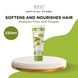 pout Care Green Apple Whoosh Hydrating Conditioner 250ml | Nourishing Hair Conditioner for Children
