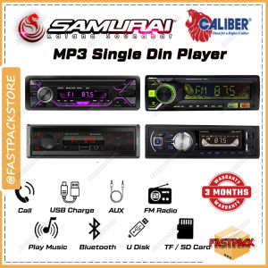 MP3 SINGLE DIN PLAYER 🔰 Samuraikatana Caliber Dual USB Universal Player App Control SD AUX FM Radio Car Stereo Bluetooth Car USB Radio Player SD AUX MP3 Stereo Audio Receiver Multifunction Stereo Single Din