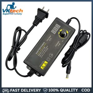 Practical Voltage Regulation Power Supply Adatpor for Game Player Motor with LCD Display Screen US Plug