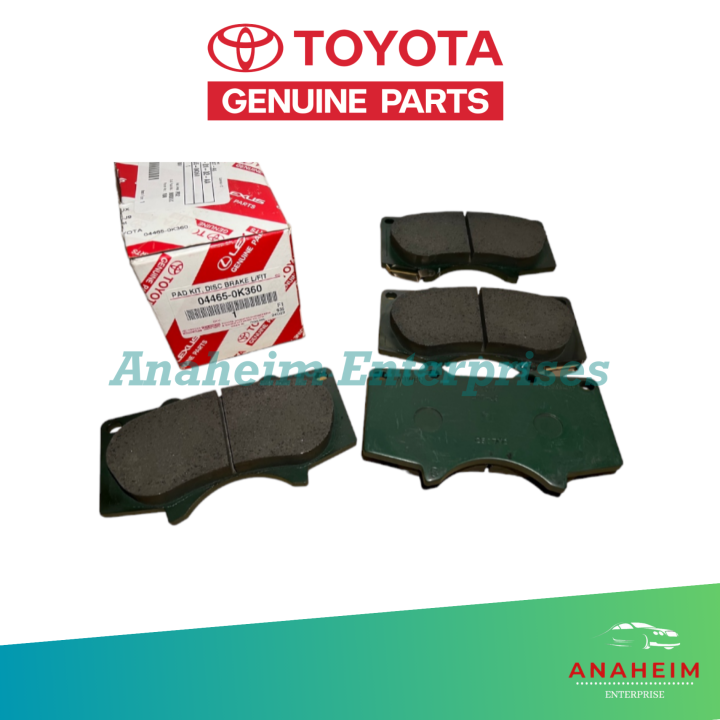 Toyota Hilux 2016 2020 4X4 Brake Pads Front 044650K360 Lazada PH