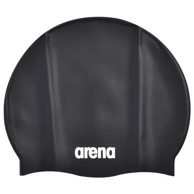 Arena Unisex Adults Silicone Swim Cap(Black)- Sports Direct One Size