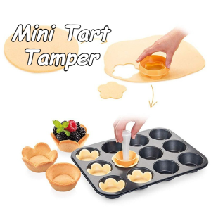 Mini Tart Shells Mold Tart Tamper Cookie Cutter Cake Cup Press Moulds DIY Baking Tool Easy To Use