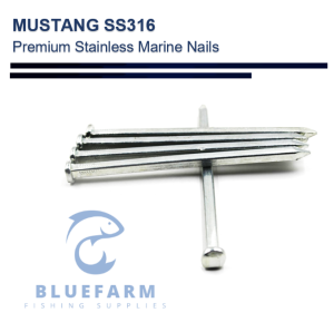 Mustang SS316 Stainless Steel Marine Grade Nail (Pako for Wood / Banca Use / Corrosion Resistant) – 1kg | ½kg | ¼kg Packs