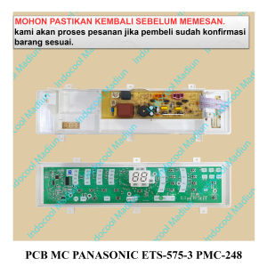 PANEL / MODUL MESIN CUCI / PCB MESIN CUCI PANASONIC ETS-575-3 PMC-248