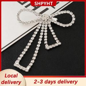 [COD] Ship within 24 hours Fashion Shiny Rhinestone Bow Buckle Pearl Tassel Pin Diamond Buckle DIY Garment Shoe Bag Applique Wedding Accessories Gifts