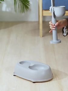 2 in1 Feeder Stainless Steel Dog Water Dispenser Water Dispenser Hanging Dog Dispenser Adjustable Height