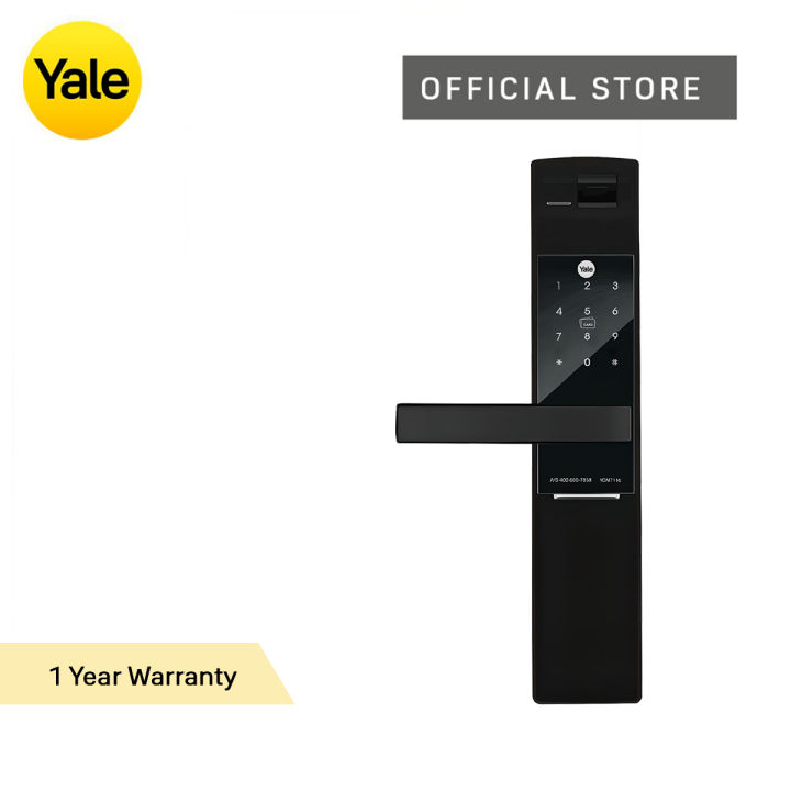 Yale YDM7116A Digital Lock 5-in-One - Mortise Type (Matte Black)