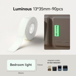 NIIMBOT D11/D110/D101 สติกเกอร์ฉลากโปร่งใสกันน้ำมันกันน้ำไม่มีกาวที่เหลือสติกเกอร์สวิตช์ความร้อนกระดาษฉลากสว่าง